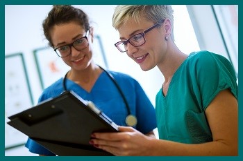nurses advocating for patients by communicating with the care team